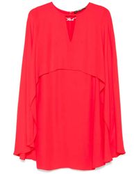 KARL LAGERFELD - Cape-Design Mini Dress - Lyst