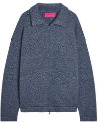 The Elder Statesman - Marl-Knit Zip-Up Jacket - Lyst