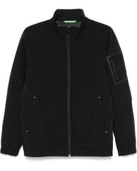 BOSS - Logo-Patch Padded Jacket - Lyst