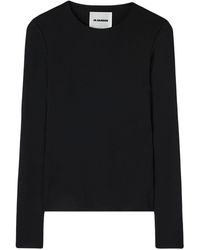 Jil Sander - Long-sleeve Jersey T-shirt - Lyst