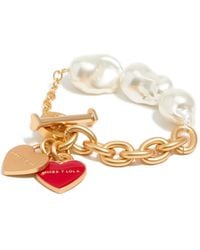 Bimba Y Lola - Armband Mit Herz-Logo - Lyst