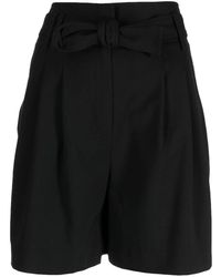 Sonia Rykiel - Belted High-waisted Shorts - Lyst