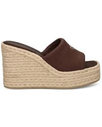 Calvin Klein - Logo-Plaque Wedge Espadrilles - Lyst
