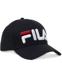 Fila - Illa Logo-Embroidered Baseball Cap - Lyst