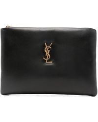 Saint Laurent - Small Calypso Clutch Bag - Lyst