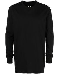 Rick Owens - Crew-neck Organic Cotton Sweatshirt - Lyst
