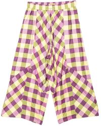 PENULTIMATE - Checked Trousers - Lyst