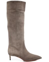 Santoni - Viola Suede Boots - Lyst