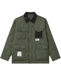 Izzue - Quilted Corduroy-Collar Jacket - Lyst