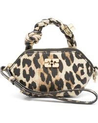 Ganni - Animalier 'Bou Nano' Tote Bag - Lyst