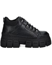 Buffalo - Gospher Hike Platform Lace-Up Boots - Lyst