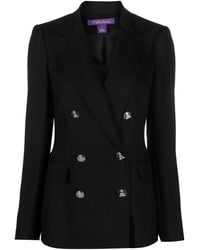 Ralph Lauren Collection - Double-breasted Cashmere Blazer - Lyst