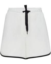 Brunello Cucinelli - French Terry Cotton Monili Shorts - Lyst
