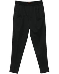 ZEGNA - Pantalon Plissé À Taille Élastiquée - Lyst