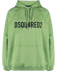 DSquared² - Hoodie Met Logo-reliëf - Lyst