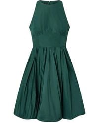 Pinko - Round-Neck Fit-And-Flare Mini Dress - Lyst