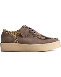 Clarks - X Salehe Bembury Animal-Print Lugger Lace-Up Boat Shoes - Lyst