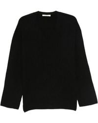 6397 - Jersey de canalé con cuello en V - Lyst