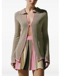 Baobab - Federica Ribbed-Knit V-Neck Sweater - Lyst