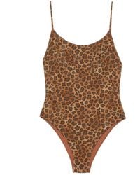 Mc2 Saint Barth - Badpak Met Dierenprint - Lyst