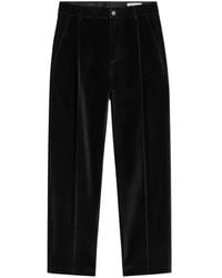 Pence - Alain Pleated Velvet Trousers - Lyst