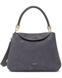 Coccinelle - Medium Tiggy Braided-Handle Suede Shoulder Bag - Lyst