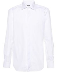 Barba Napoli - Poplin Cotton Shirt - Lyst