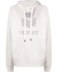 Isabel Marant - Logo-Print Light Hoodie - Lyst