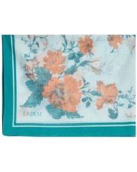 Erdem - Floral-Print Cotton Pareo - Lyst