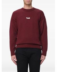 DISCLAIMER - Logo-Print Cotton Sweater - Lyst