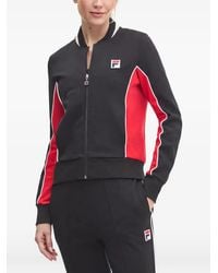 Fila - Trui Met Colourblocking En Rits - Lyst