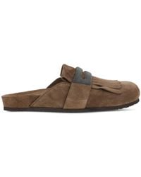 Brunello Cucinelli - モニーレトリム ローファーミュール - Lyst