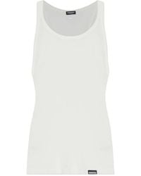 DSquared² - Ribbed Tank Top - Lyst
