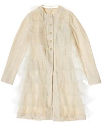 Uma Wang - Cappotto Monopetto Con Design A Strati - Lyst
