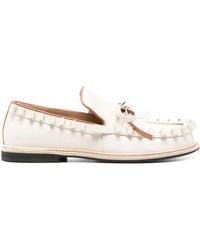 JW Anderson - Bow-Detail Leather Loafers - Lyst