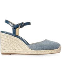 Michael Kors - Kenzie Buckle-Fastening Wedge Sandals - Lyst