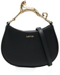 Lanvin - Hobo Bag Leather Handbag - Lyst