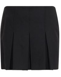 Alberta Ferretti - Pleated Short Skirt - Lyst