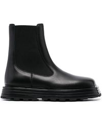 Jil Sander - Leren Chelsea Laarzen - Lyst