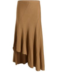 KHAITE - Miranda Ssymmetric Skirt - Lyst