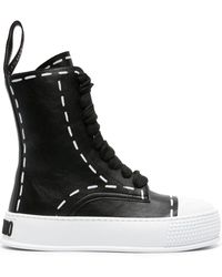 Moschino - High-Top-Sneakers - Lyst