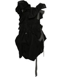 Yohji Yamamoto - ドレープ リネンドレス - Lyst