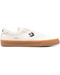 Converse - Embroidered Logo Low-Top Sneakers - Lyst