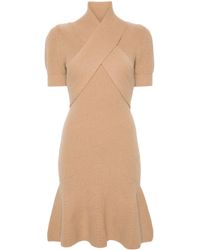 Patou - Knitted Cashmere Blend Minidress - Lyst