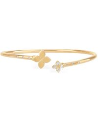 Roberto Coin - Bracciale Princess Flower Con Diamanti - Lyst