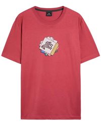 Paul Smith - Zebra-Print T-Shirt - Lyst