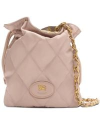 Burberry - Quilted Chain-Strap Bucket Bag - Lyst