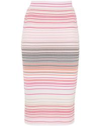 Missoni - Stripe-pattern Midi Pencil Skirt - Lyst