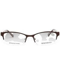 Adensco - Rectangle-Frame Glasses - Lyst