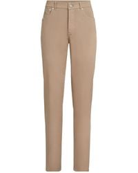 Brunello Cucinelli - ガーメントダイ ファイブポケットパンツ - Lyst